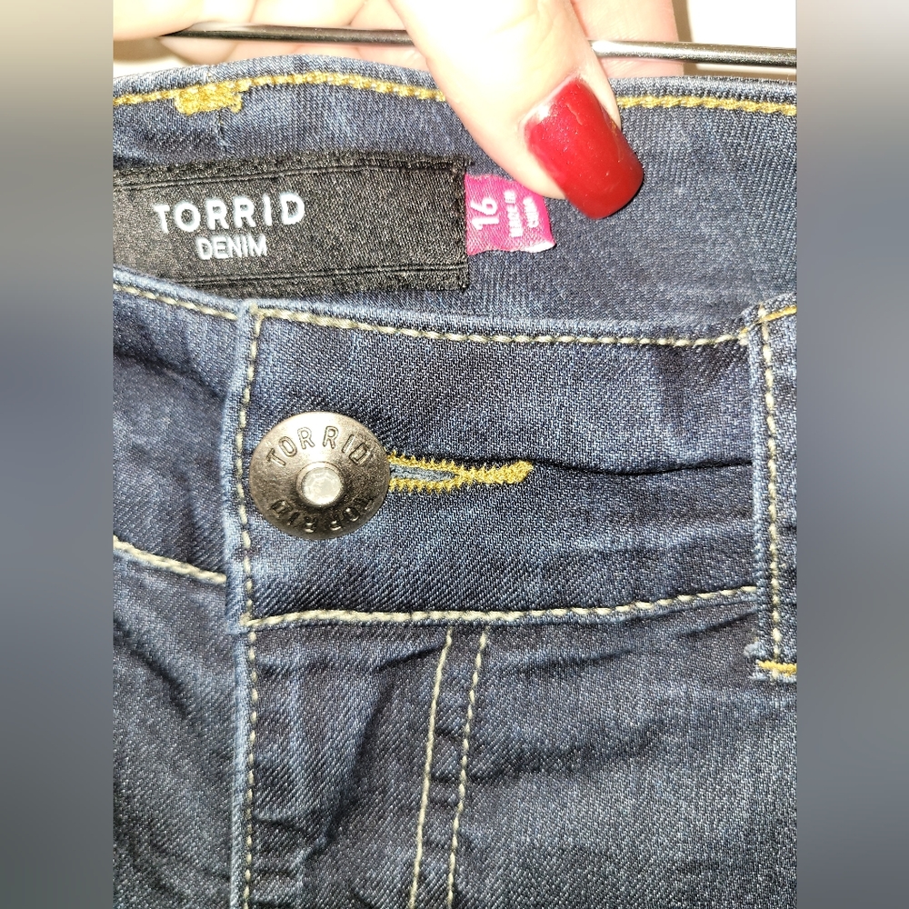COPY - Torrid jeans with ankle zipper. Size 16